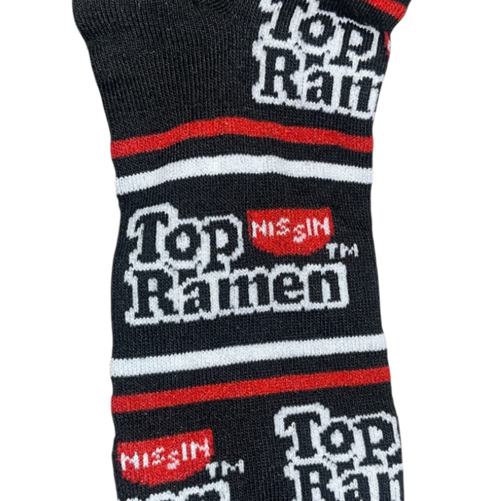 Top Ramen Noodles Soup Novelty Socks NWT - Picture 4 of 9